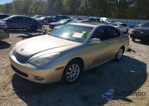 2002 Lexus Es 300 из США, поврежденный, VIN JTHBF30G620050277